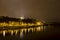 Prague Vysehrad castle at night