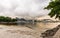 Praia da Urca beach at the sunset in the neighborhood of Urca at the sunset.