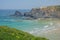 Praia Das Adegas beach near Odeceixe, Portugal.