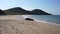 Praia do Buraco beach with Morro do Careca hills in Balneario Camboriu, Santa Catarina, Brazil