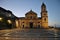 Praiano - Chiesa di San Gennaro dal sagrato prima dell`alba
