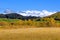 The prairie autumn scenery