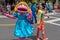 Prairie Dawn dancing in Sesame Street Party Parade at Seaworld 4