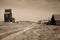 Prairie Grain Elevator on the Canadian landscape