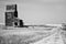 Prairie Grain Elevator on the Canadian landscape