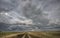 Prairie Road Storm Clouds