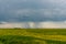 Prairie storms sweep over canola fields