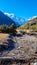 Praken Gompa - Idyllic view on the Annapurna chain