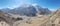 Praken Gompa- Panoramic view on Himalayan valley