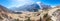 Praken Gompa- Panoramic view on Himalayan valley