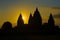 Prambanan temple at sunset, Java, Indonesia