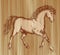 Prancing horse painting