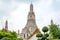 The Prangs of Wat Arun temple. Thailand