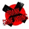 Prank Gone Wrong rubber stamp