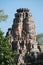 Prasat Bayon, Angkor Wat, day blue sky heads stone tower