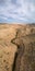 Prat River in Israel. Wadi Qelt valley in the West Bank