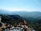 Pratapgad on top hill view entrance parking