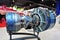 Pratt & Whitney displaying their PW4000 high by-pass turbo fan engine at Singapore Airshow