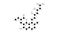 pravastatin molecule, structural chemical formula, ball-and-stick model, isolated image statin medication