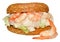 Prawn Bagel Sandwich