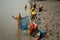 Prawn seed collection in Sunderban