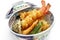 Prawn tempura bowl, japanese food