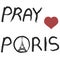 Pray for paris background