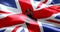 Pray for uk, waving united kingdom country animation flag color background with black ribbon, victims in great britain england