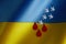 Pray for Ukraine. International protest Stop Russian aggression against Ukraine.