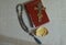 Prayer book, orthodox crucifix and rosary on the table