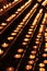 Prayer candles in a catolic church