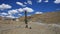 Prayer flags at the Leh city, Leh Ladakh, India