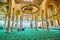 The prayer hall of Al-Sayeda Fatima El-Nabaweya Mosque, Cairo, Egypt