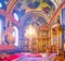 The prayer hall of Holy Trinity Greek Orthodox Church in Vienna, Austria