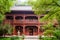 The prayer hall of Lingyin temple, Hangzhou, China.