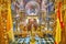 The prayer hall of San Juan de Dios Basilica from its altarpiece, on Sept 27 in Granada, Spain