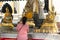 The prayer n the Golden Buddha Temple