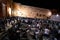 Prayer at the western wall at night, Jerusalem, Israel