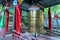 The prayer wheel in Danba county Sichuan province