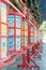 Prayer wheel at Meidai Lamasery (Meidai Zhao). a famous historic site in Tumed Right Banner, Baotou, Inner Mongolia,