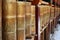 Prayer wheels in the Ganden Sumtsenling Monastery in south-west China