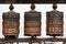 Prayer wheels at the Swayambunath Temple, Kathmandu, Nepal