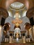 The praying hall of Abu Dhabi Sheikh Zayed Binsultan Nahyan Mosque