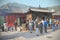 Praying people in WuTaiShan temple, Shanxi, China