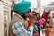 Praying pilgrim in Amritsar