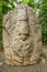 Pre-hispanic olmec stone altar in the La Venta Mexico