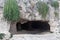 Pre-historic cave, tomb, Syracuse, Sicily, Italy