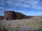 Pre-incan burrial site sillustani with chulpas