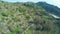 Pre-romanesque church ruins Rotonda, aerial