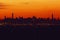 Pre-Sunrise, NYC New York City, , from NJ, Jersey. Manhattan.